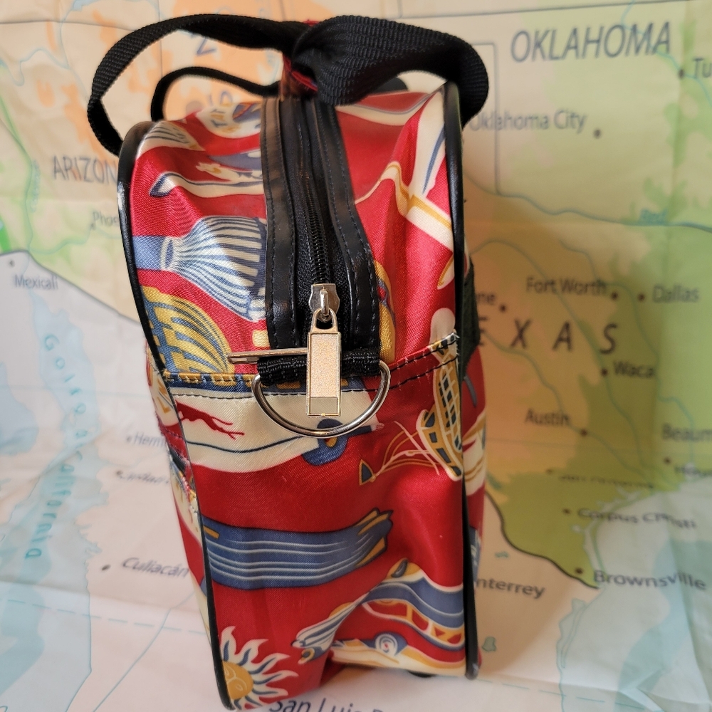 Sydney To Go Campy Red and Yellow Travel Bag - Picture 6 of 13